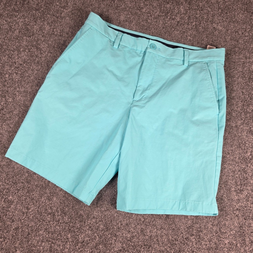 Vineyard Vines OTG On-The-Go Shorts Mens 33 Aqua Blue Performance 1H001073